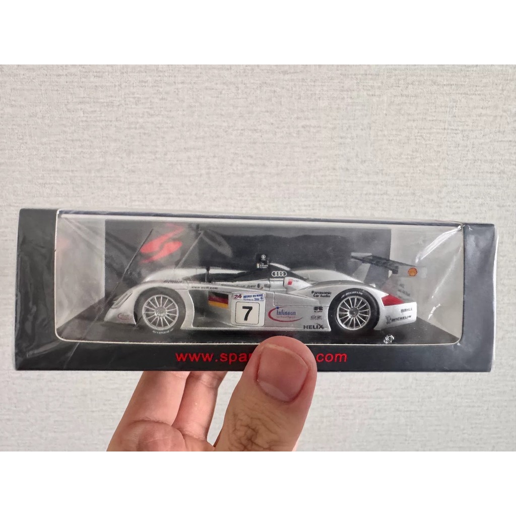 1/43 SPARK Audi R8 Romance No. 2000 No. 7 carros novos não abertos, frete grátis relacionados ao CMC, Ikoto Exoto, TSM,