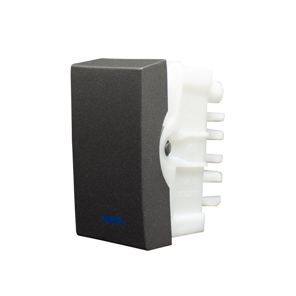 Módulo Interruptor Simples Com Luz Inova Pro Class Alumbra Grafite