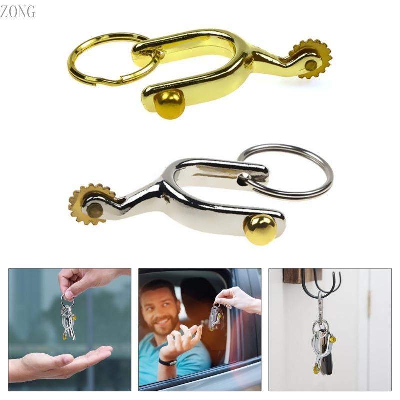 ZONG Chaveiro Com Padrão De Espora Equestre Exclusivo , Textura De Liga , Porta-Chaves