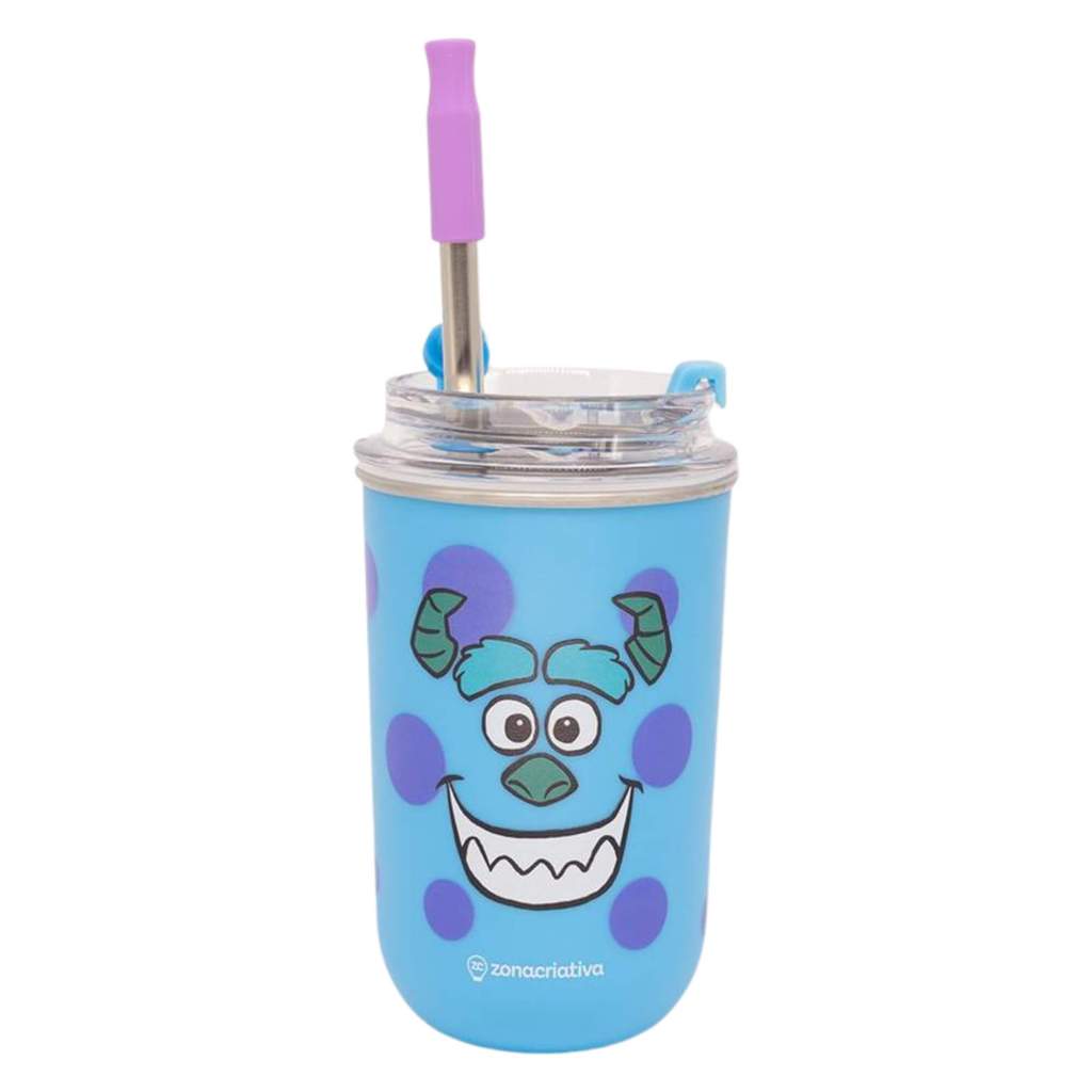 Copo Neo com Canudo 300ml Sulley Zona Criativa - 10026752