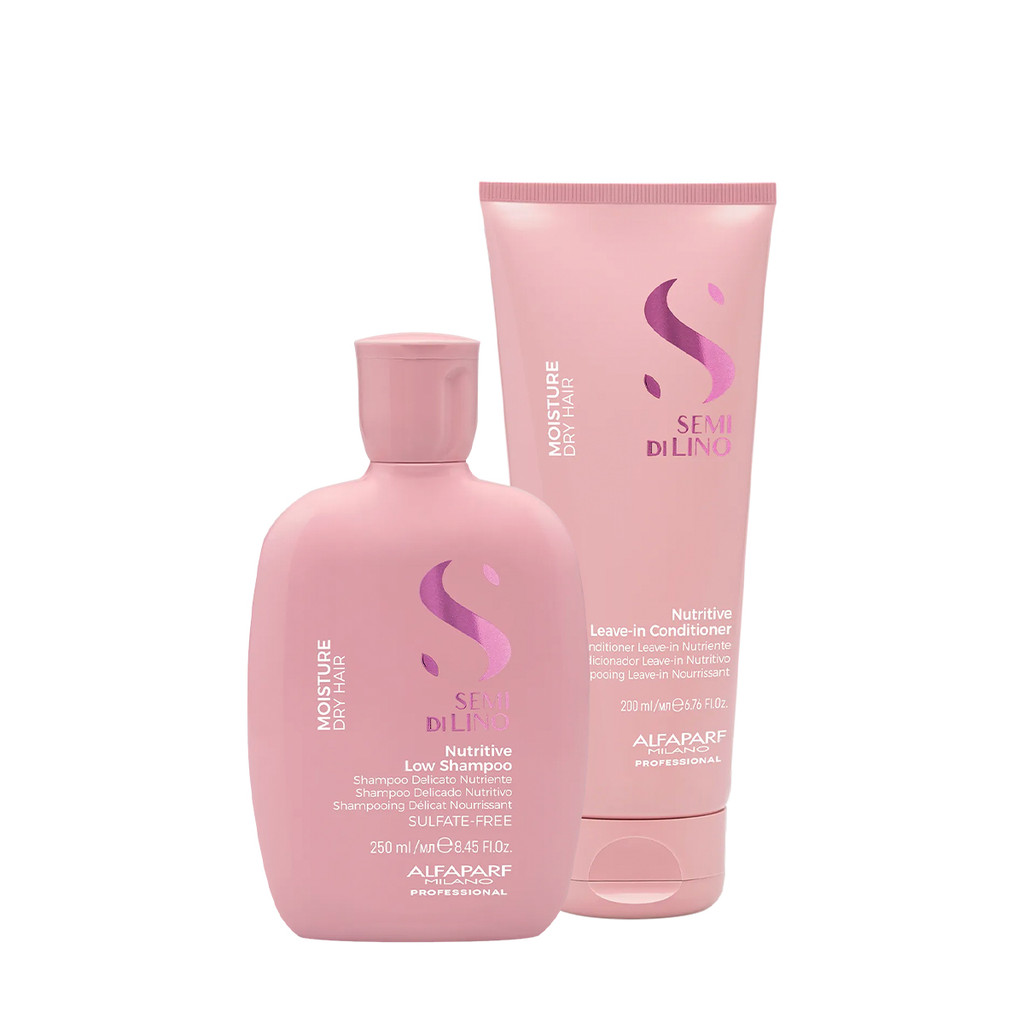 Kit Alfaparf Semi di Lino Moisture Nutritive - Nutrição e Finalização (2 produtos)