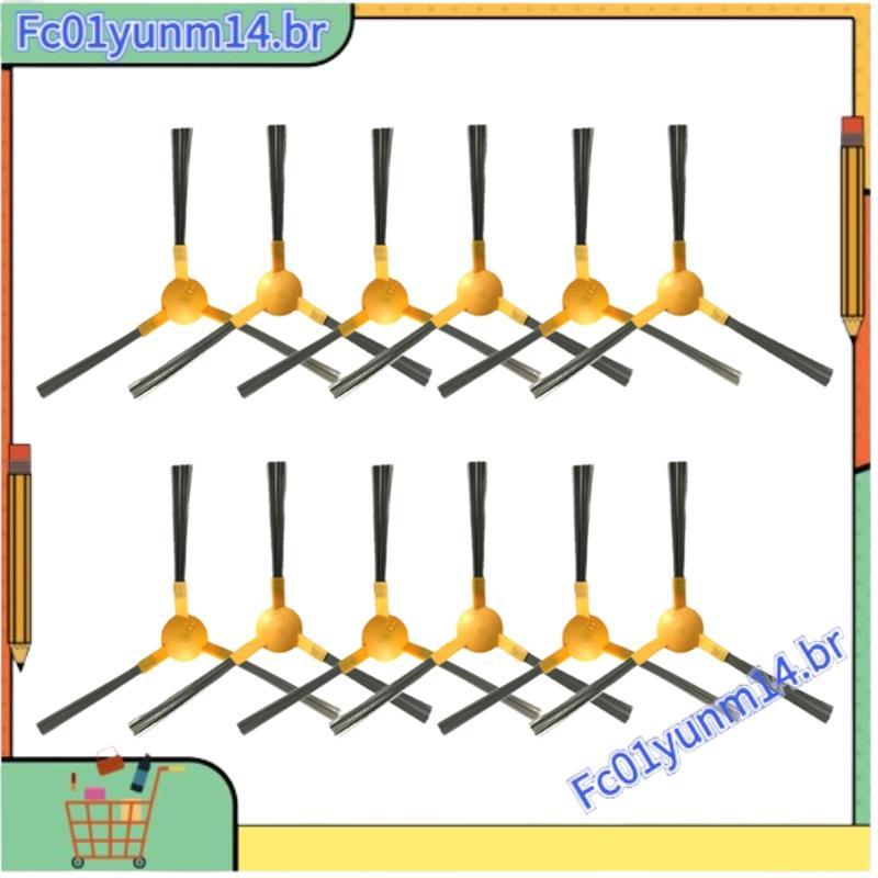 12 Pçs Robô Aspirador De Pó Escova Lateral Acessórios Rolamento Para Ikhos Criar NetBot S15 X500 X600 X500 Pro