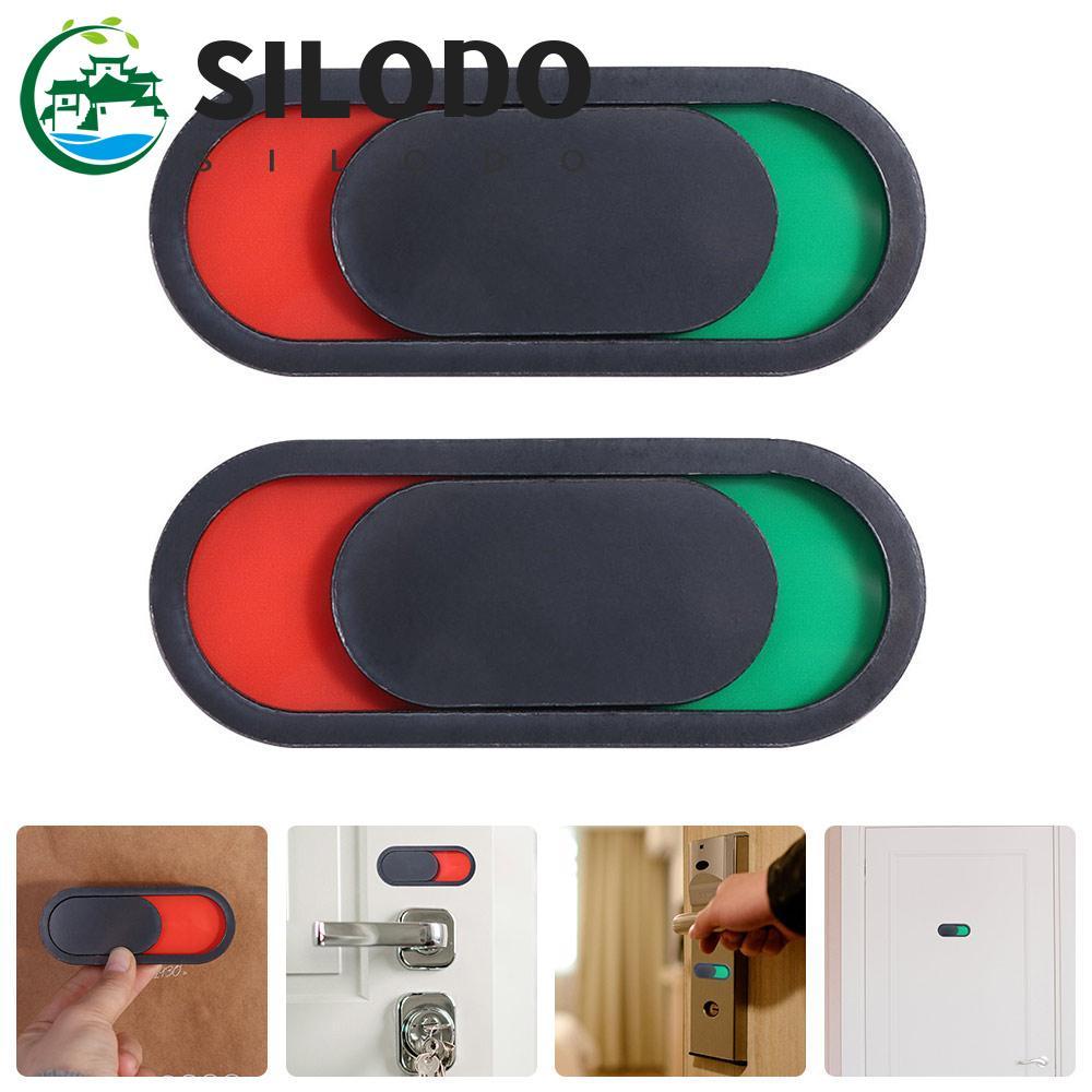 SILODO Sinal De Não Perturbe , Placa De Sinalização Ocupada Vago Para Porta De Vaso Sanitário Em Acrílico Aberto Desliza