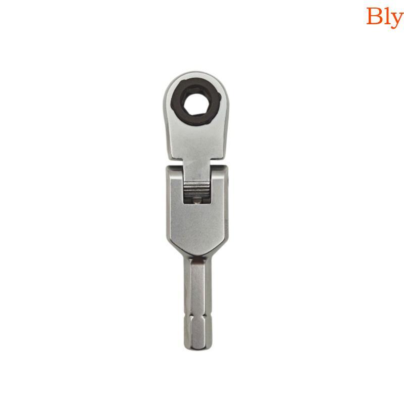 Bly 1 4 Polegada Chave De Torques Ajustáveis Catraca Reversível Ajuste Rápido Para 6 35mm Parafuso Sextavado Móveis Auto