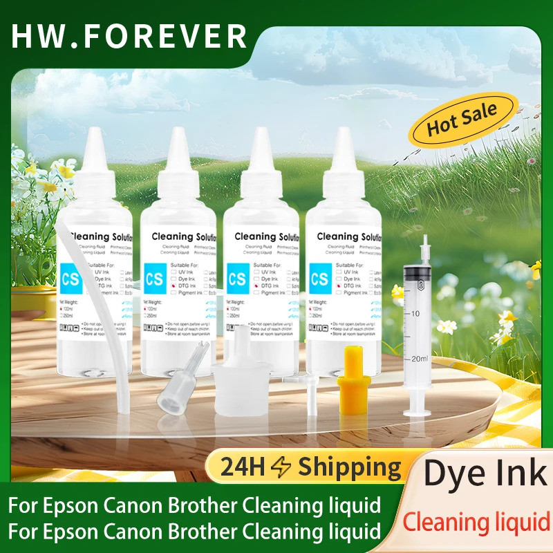 Solução Líquida de Limpeza de Tinta DTF para Cabeças de Impressão Epson DX6 DX7 DX8 DX9 XP600 TX800 I3200 para Impressor