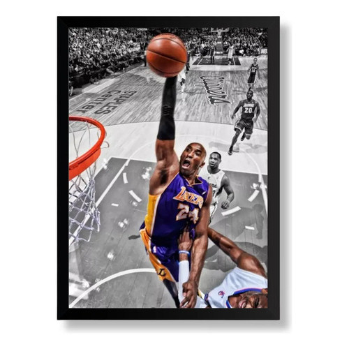 Quadro Decorativo Pôster Quadro Kobe Bryant #17 Decoração Parede