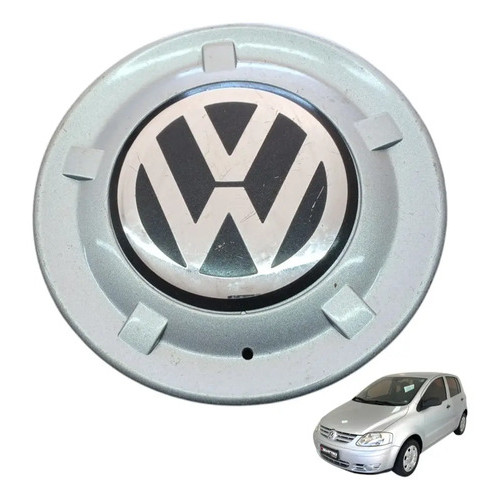 Calota Central Roda Vw Fox 2004 A 2010 5z0601149b