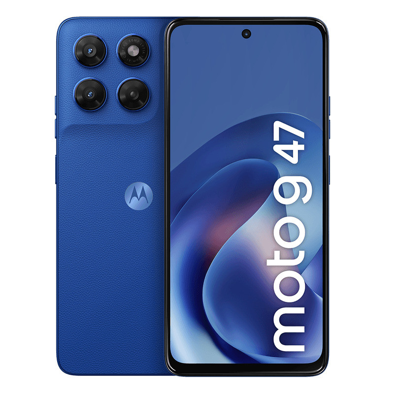 Smartphone Motorola Moto G47 5G 256GB - Azul Nautico, 12GB (4GB RAM + 8GB RAM Bo