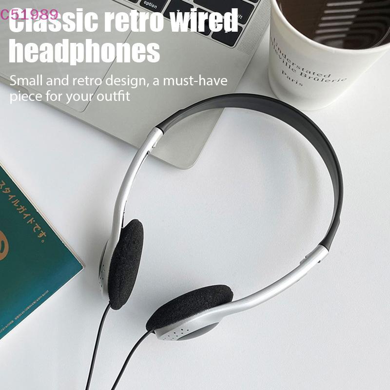 [kaan] Moda Vintage Retro Clássico Fone De Ouvido 80s Para Sony Panasonic CD MD Walkman MP3 Tiro Pose Modelo Xiaomi Sams