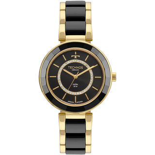 Relógio Technos Feminino Cerâmica Dourado - 2036MKP/4P