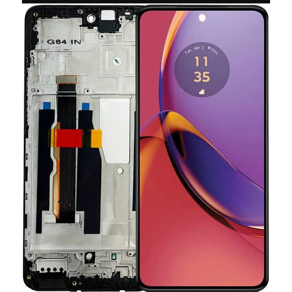 Frontal Tela Display Motorola Moto G84 (XT2347) Com Aro Incell