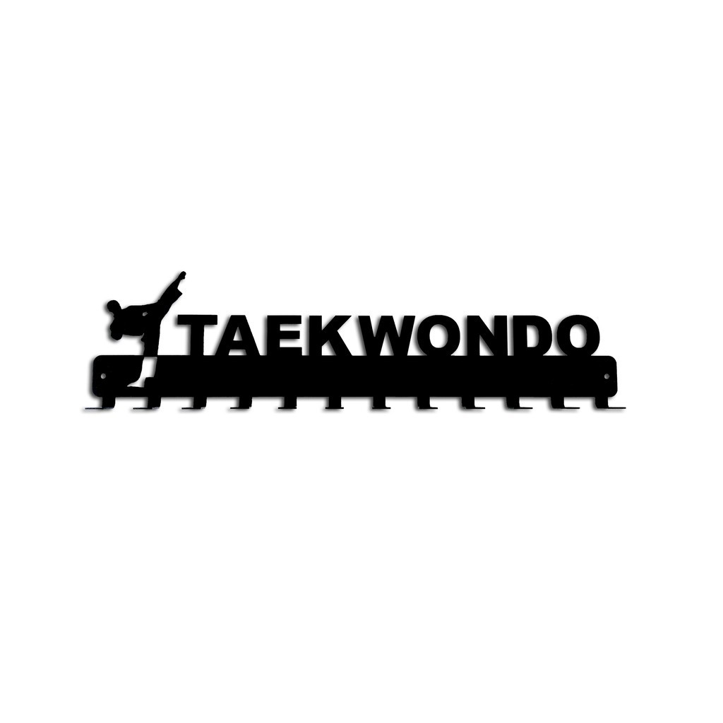 Porta Medalhas Para Paredes Modalidade Taekwondo