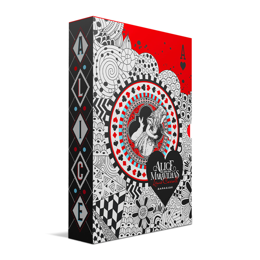 Capa do livro Comic - Box Completo: Alice no País das Maravilhas - Novo/Lacrado - Editora Darkside -