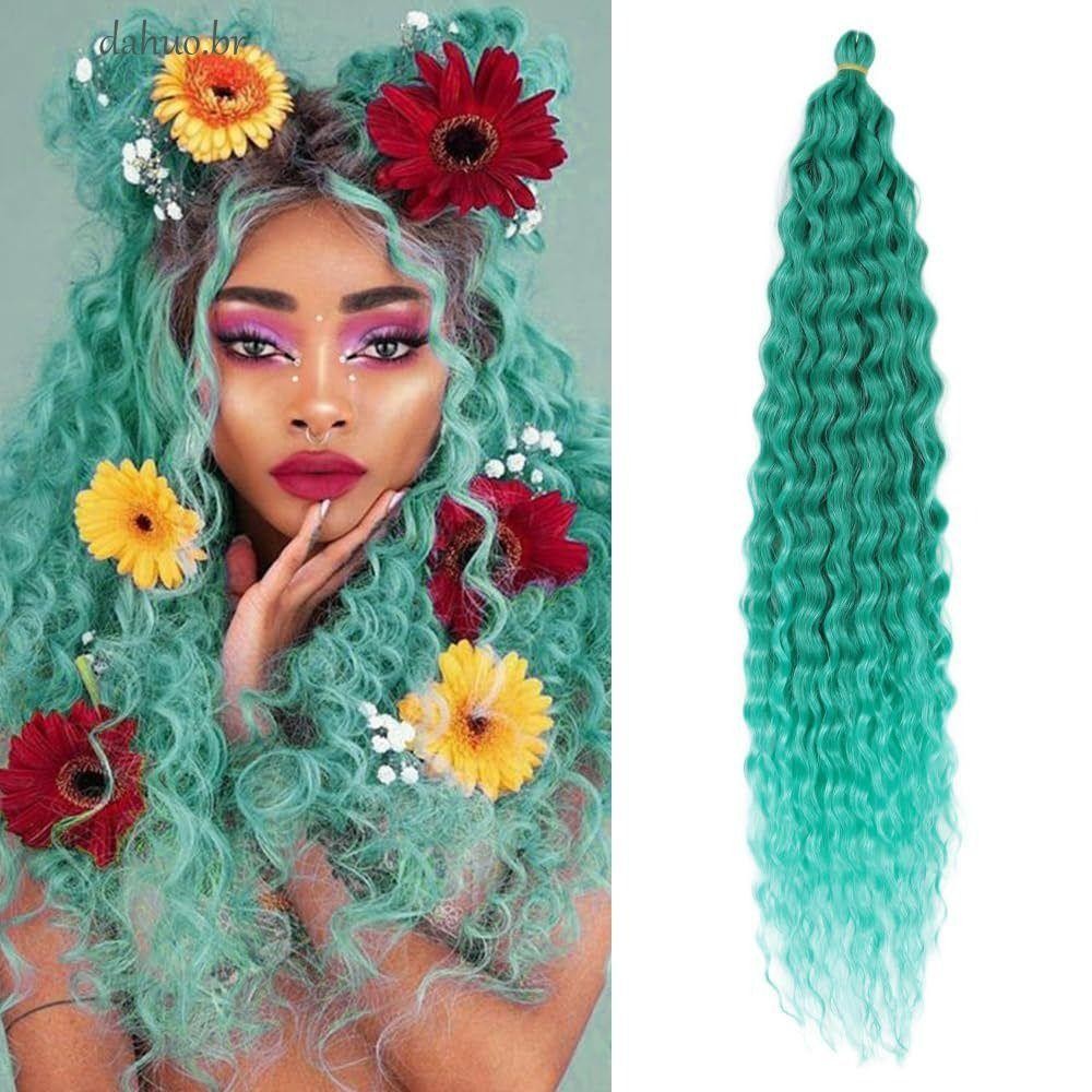 DAHUO Twist Crochet Hair , Onda De Água Tranças Brasileiras Trança Extensão De Cabelo , Ombre Sintética em Oferta na Shopee