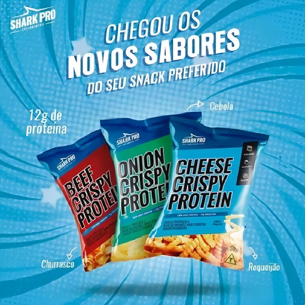 Snack Proteico Shark Pro Whey Protein 50g - Envio Imediato!
