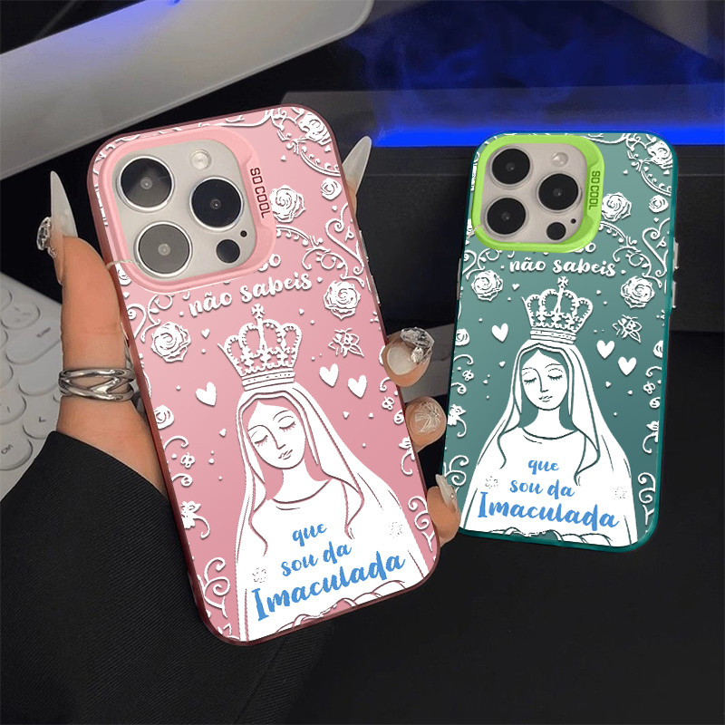 Capinha anti impacto Nossa Senhora Aparecida para Samsung A14 A54  A32 A23 A03 A13 A04 A04E M11 A05 A05S  Capa