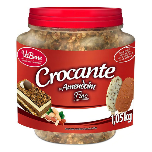Crocante de Amendoim Fino 1,050kg - Vabene em Oferta na Shopee