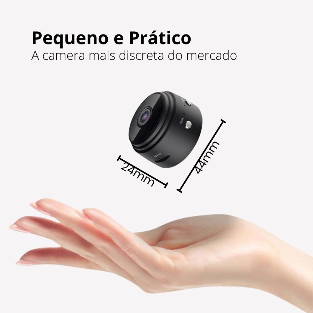 A9 Visão Noturna HD Mini Wifi Câmera 1080P Night Vision Sem Fio Vigilância - ZOEX