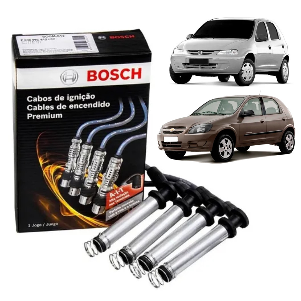Cabo Vela Chevrolet Celta Life Spirit Super 1.0 8V VHC 2000-2016 Bosch Silicon Power Scgm012 F00099c012 Alta Performance