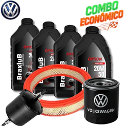 KIT TROCA DE ÓLEO 20W50 + FILTROS MOTOR AP