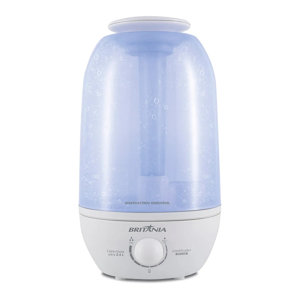 Umidificador de Ar 2,4 Litros BUD05B 12 Horas de Autonomia Névoa Fria Britânia em Oferta na Shopee