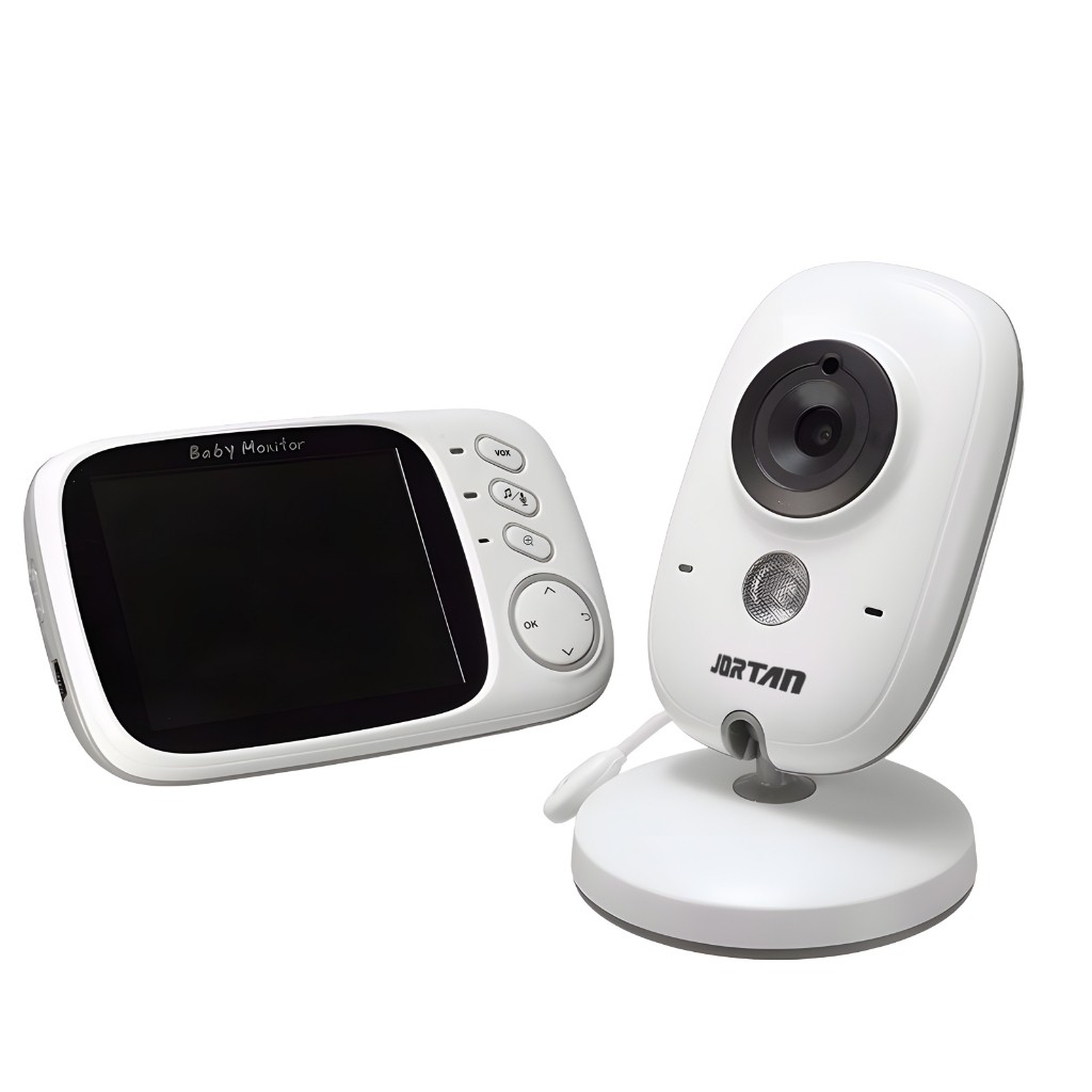 Baba Eletrônica Com Monitor Visão Noturna, Câmera c/ Audio Sensor de Temperatura em Oferta na Shopee