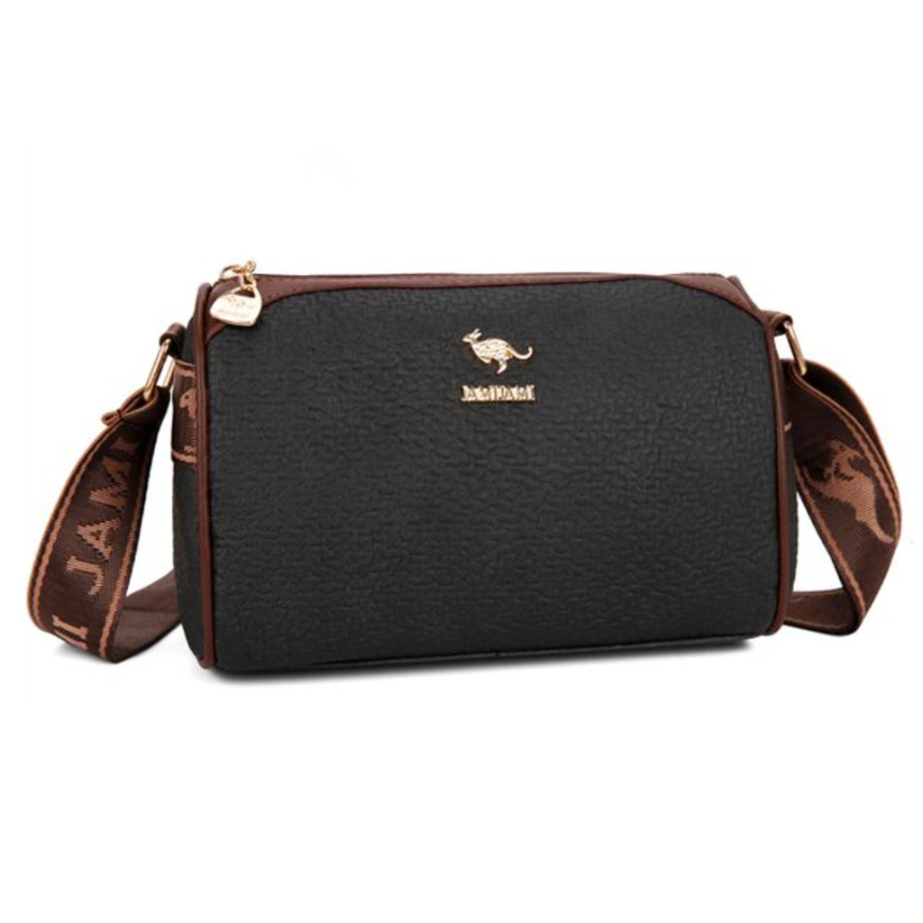 Bolsa Feminina Média Com Alça Lateral Transversal Faixa de Mão De Couro T300 AMY