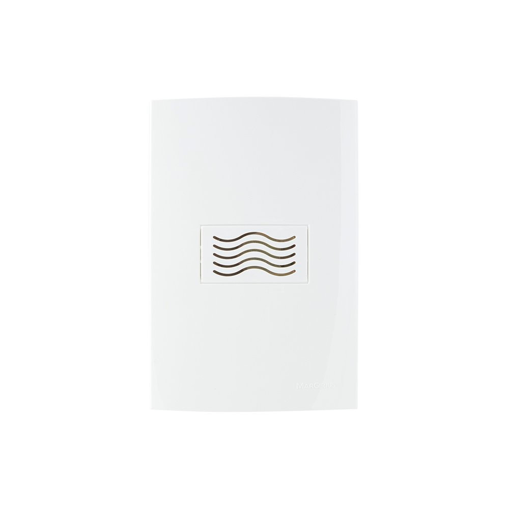 Cigarra MarGirius Sleek Com Placa 4x2 Branca 220V