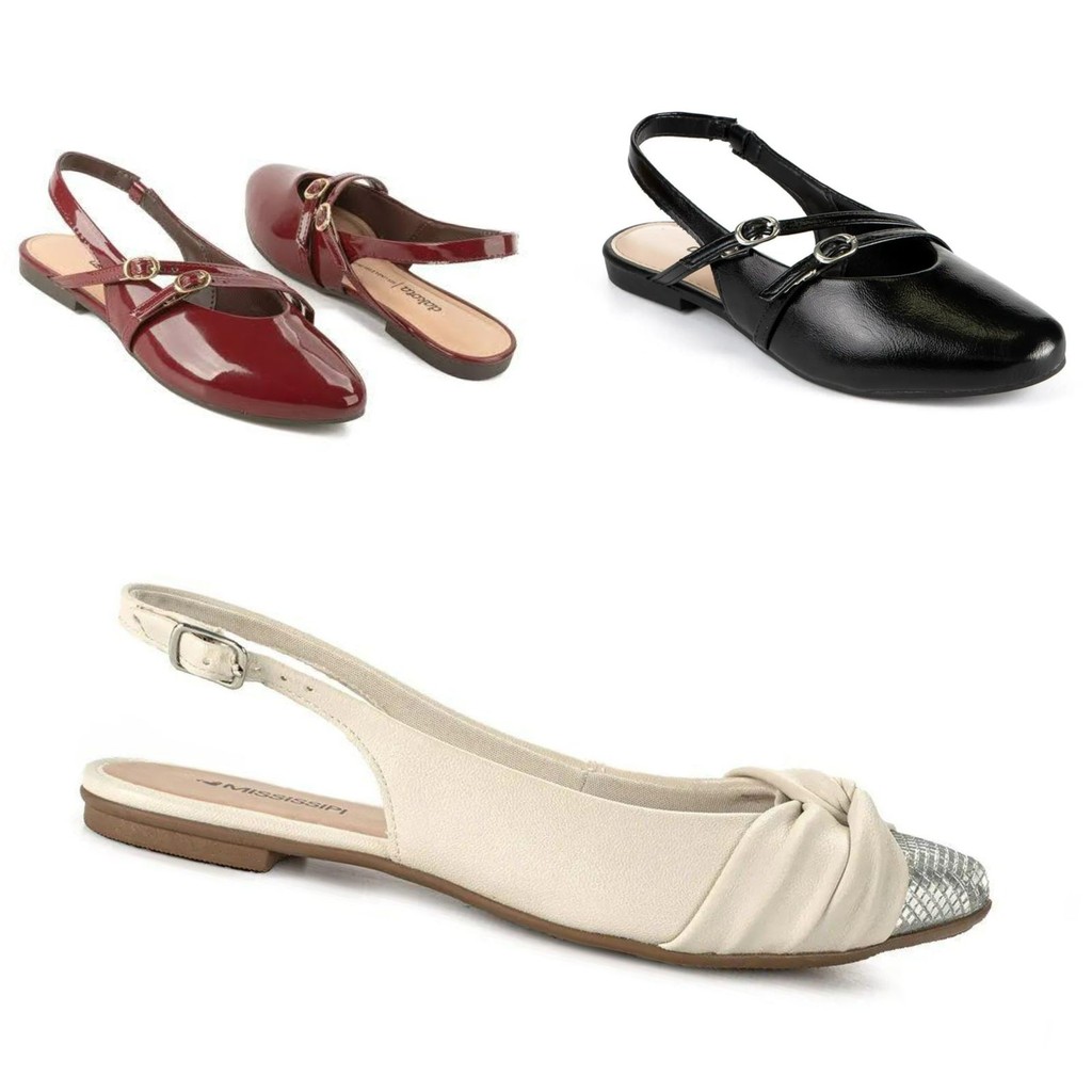SAPATO FEM MULE DE ALÇA DAKOTA/MISSISSIPI NAMASTE