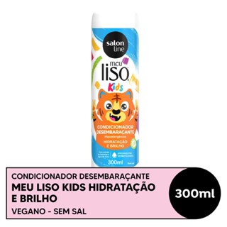Condicionador Meu Liso Kids Desembaraçante Hidratação e Brilho Salon Line 300ml em Oferta na Shopee
