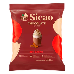 Chocolate em Pó 33% 300g SICAO