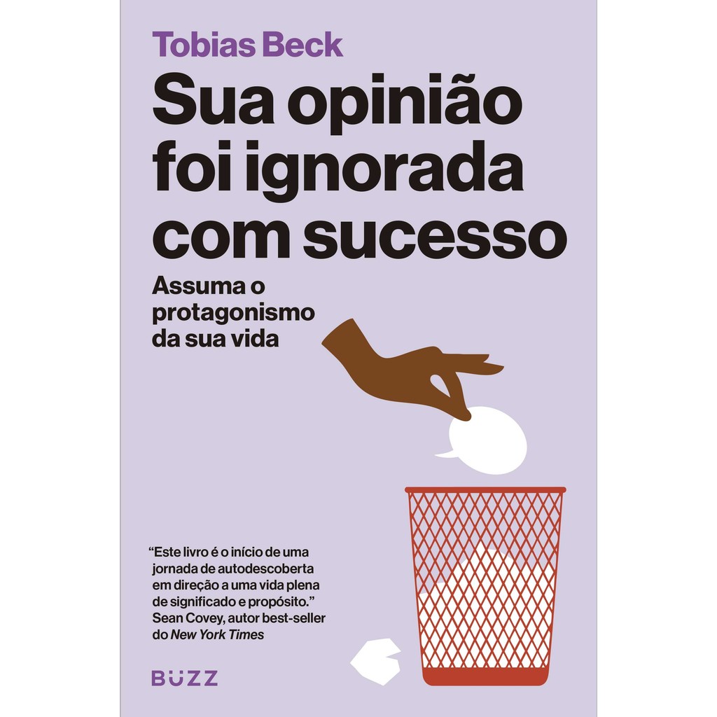Livro capa: Sua opinião foi ignorada com sucesso Livro AM