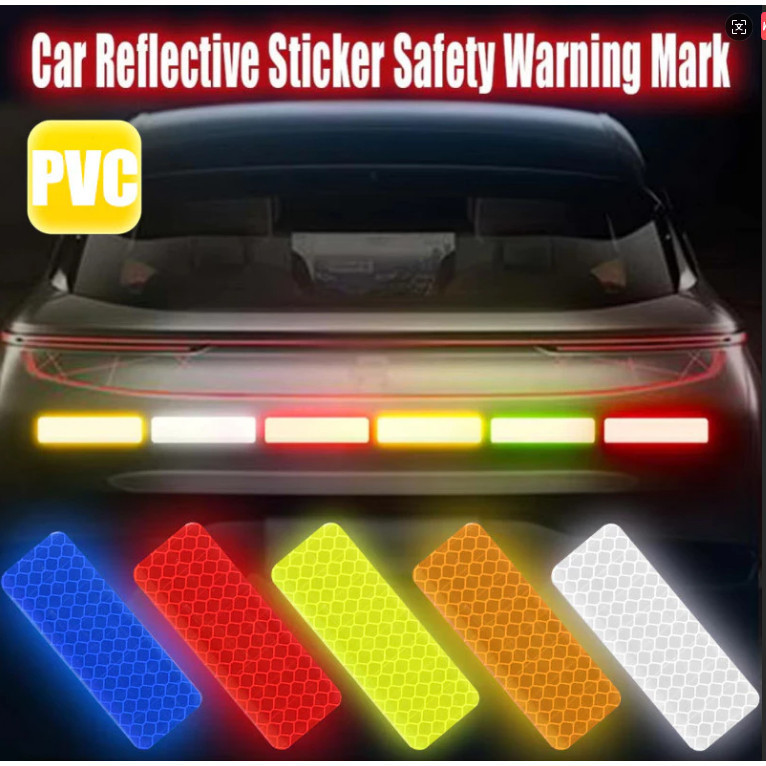 Adesivos refletivos para carros, adesivos para motocicletas, conjuntos de fitas refletivas, adesivos de segurança