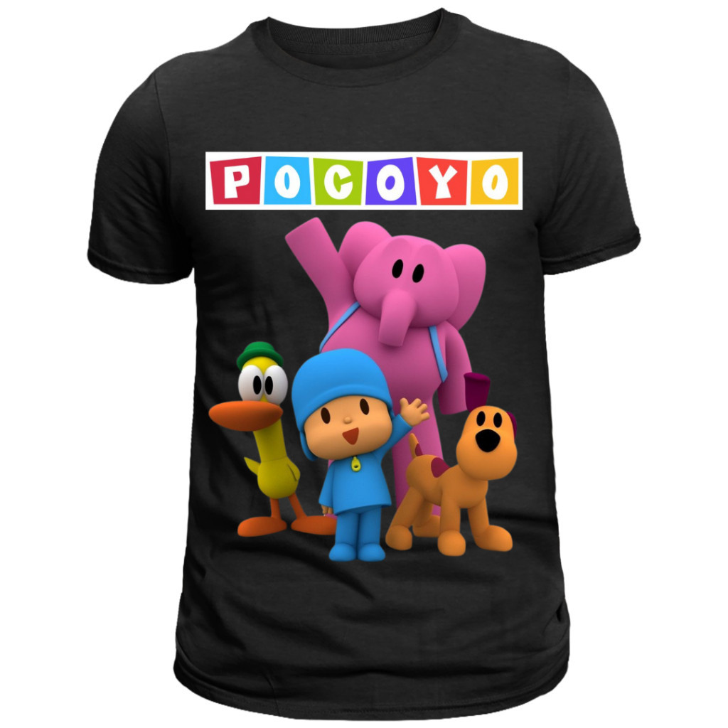 Camiseta Camisa Blusa Pocoyo E A TURMA Infanti Coloridos100% Algodão em Oferta na Shopee