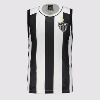 Regata Atlético Mineiro Agora Branca e Preta em Oferta na Shopee