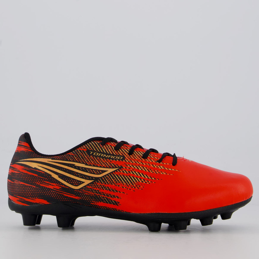 Chuteira Penalty Tornado Campo Vermelha em Oferta na Shopee