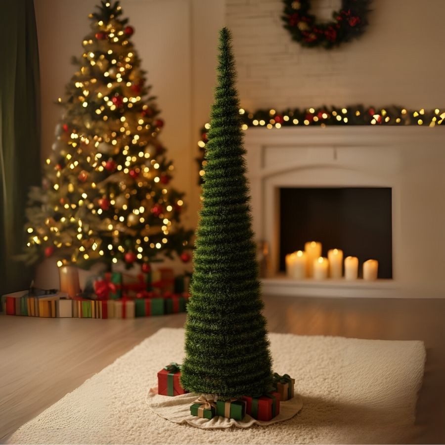 Árvore de Natal - Extensível - 1,8m - 1 unidade - Rizzo em Oferta na Shopee