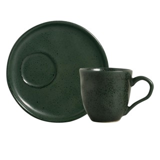 Conjunto com 6 Xícaras De Chá Orgânico 170ml com 6 Pires Descentralizado Greenery em Oferta na Shopee