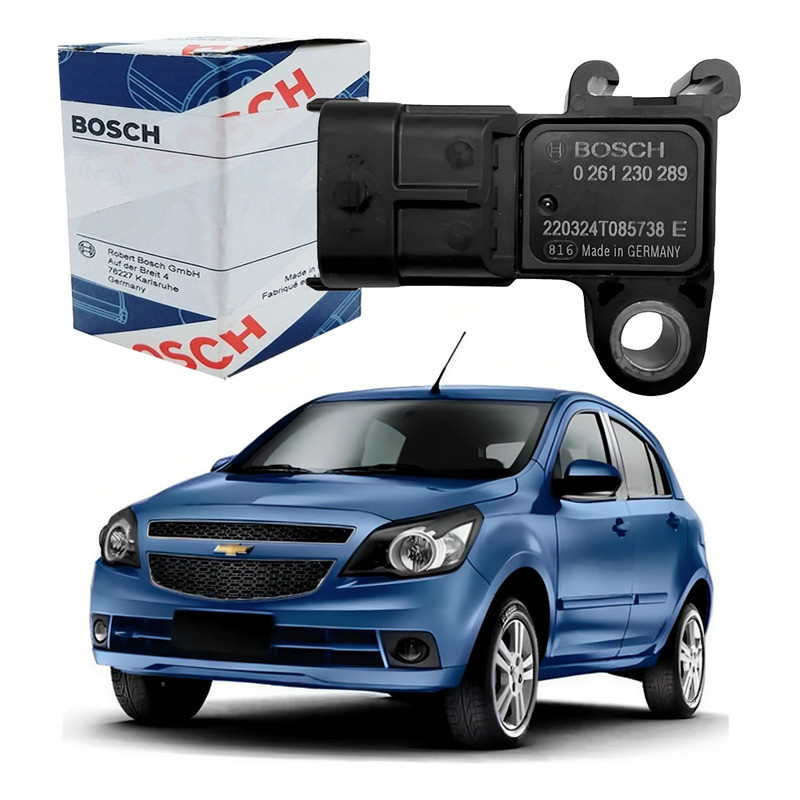 Sensor Map Pressão Absoluta Ar Agile 1.4 8v 2009 A 2013