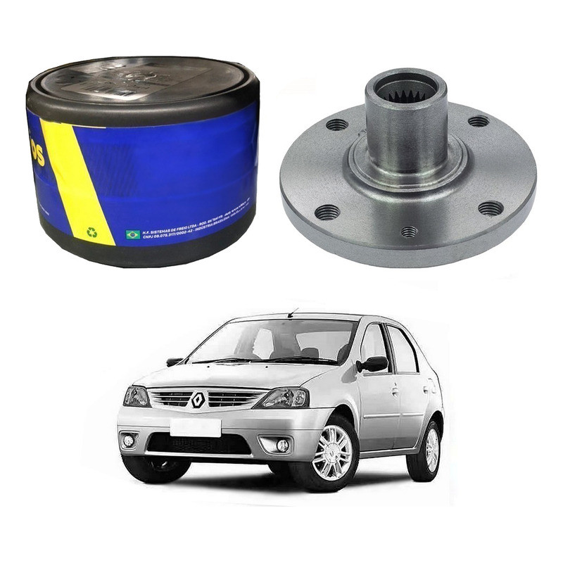 Cubo Roda Dianteiro Hipper Logan 1.0 1.6 2007 A 2013 em Oferta na Shopee