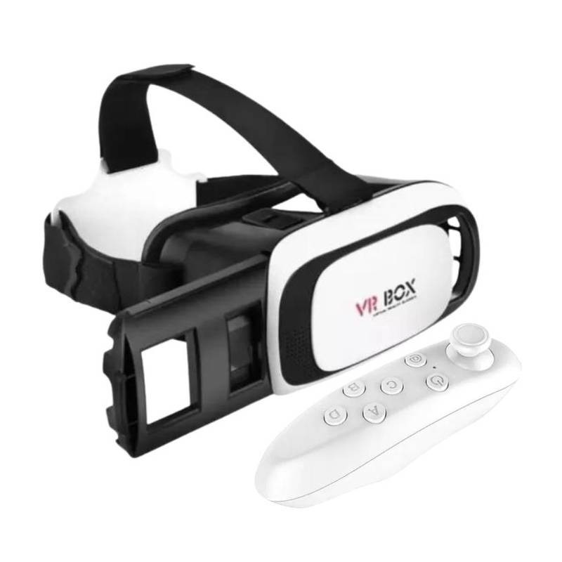Óculos Vr Box Realidade Virtual 3D com Controle Remoto