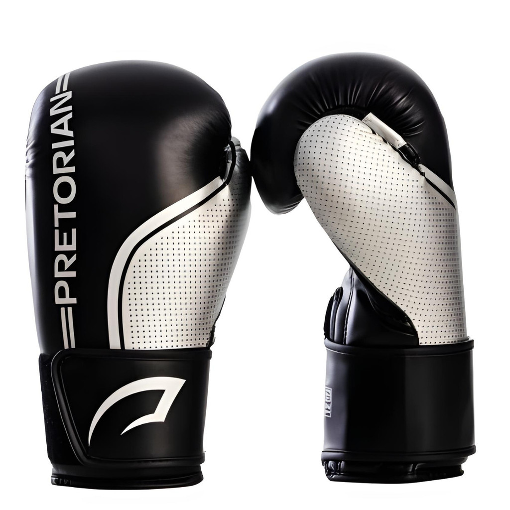 Kit Luva De Boxe E Muay Pretorian Thai First FX1 + 1 Par de Bandagens + 1 Protetor Bucal