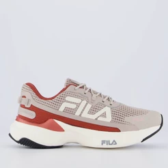 Tênis Fila Recovery Feminino Bege e Bordô