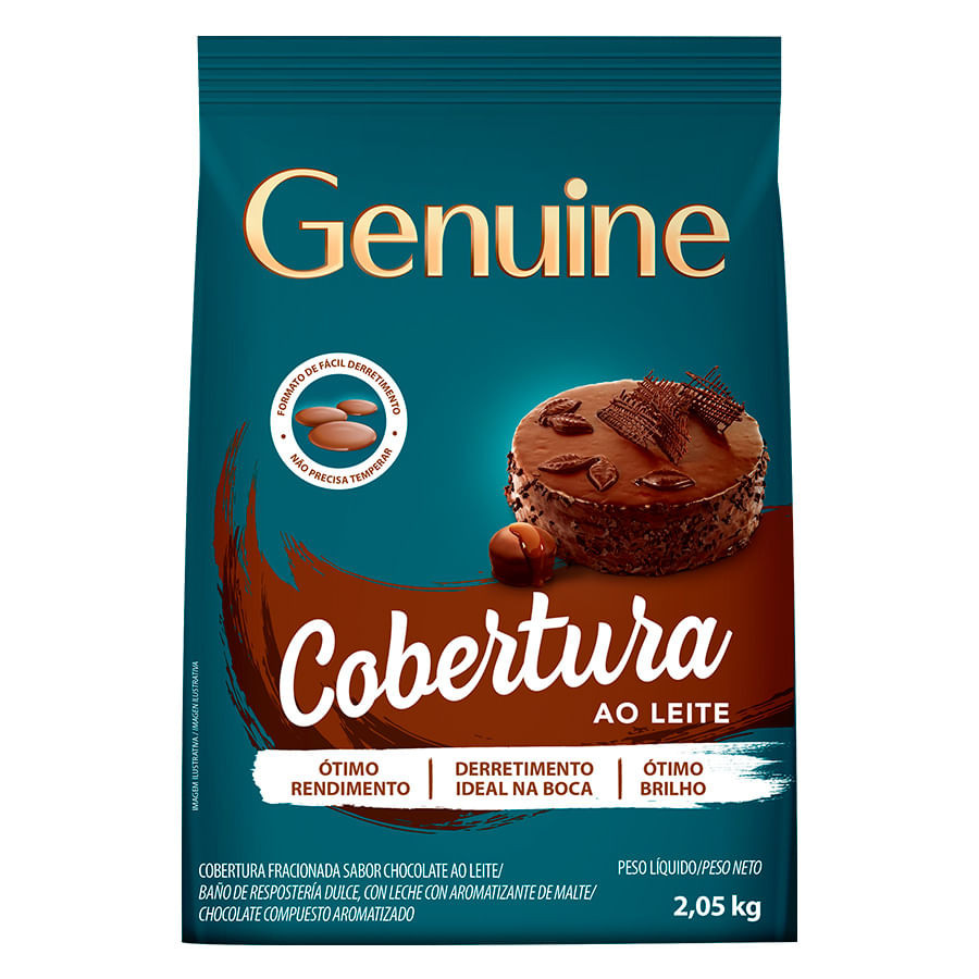 Chocolate Genuine Cobertura Fracionada - Comprar com Melhor Preço em Lanches