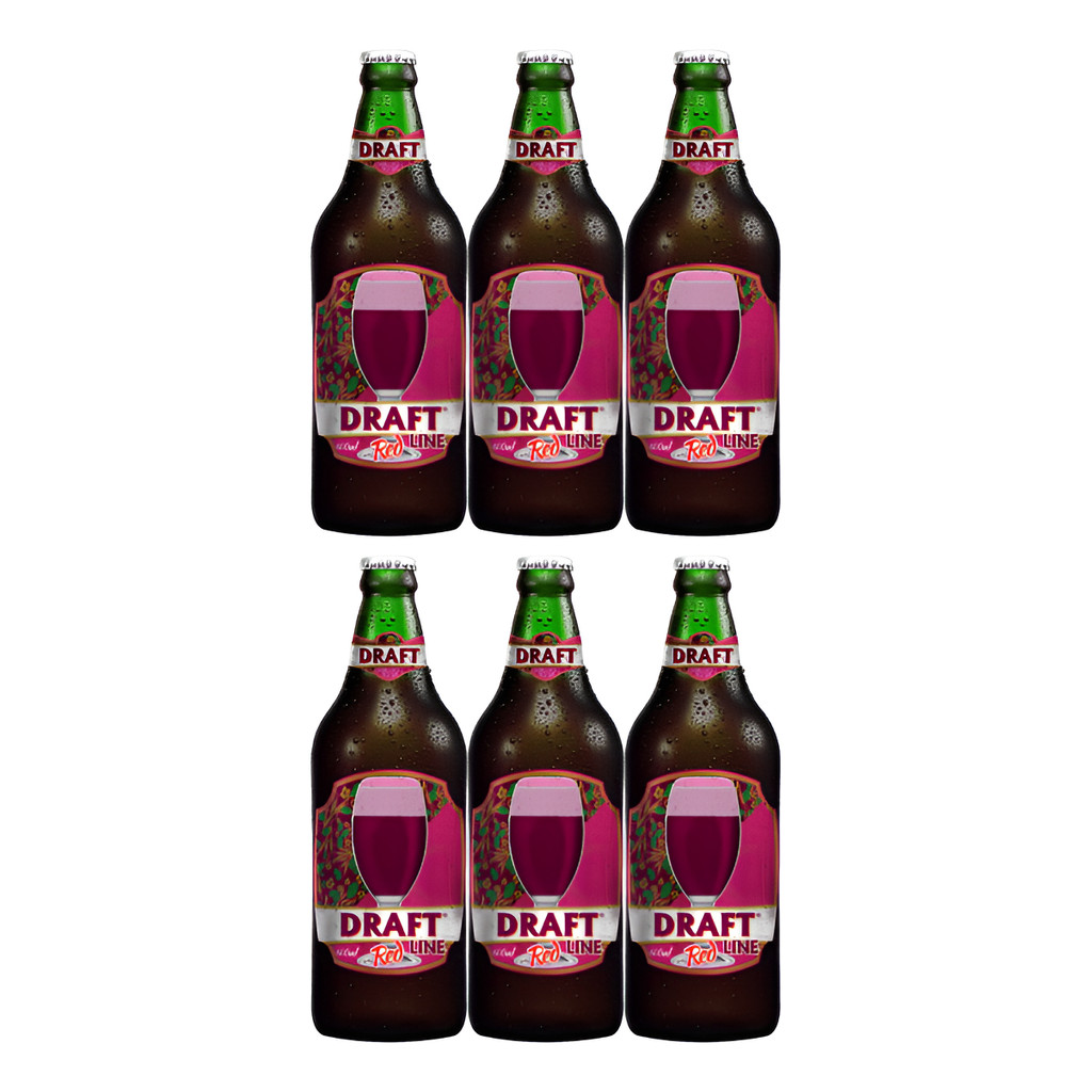 Draft Red Line 600ml 6 Unidades