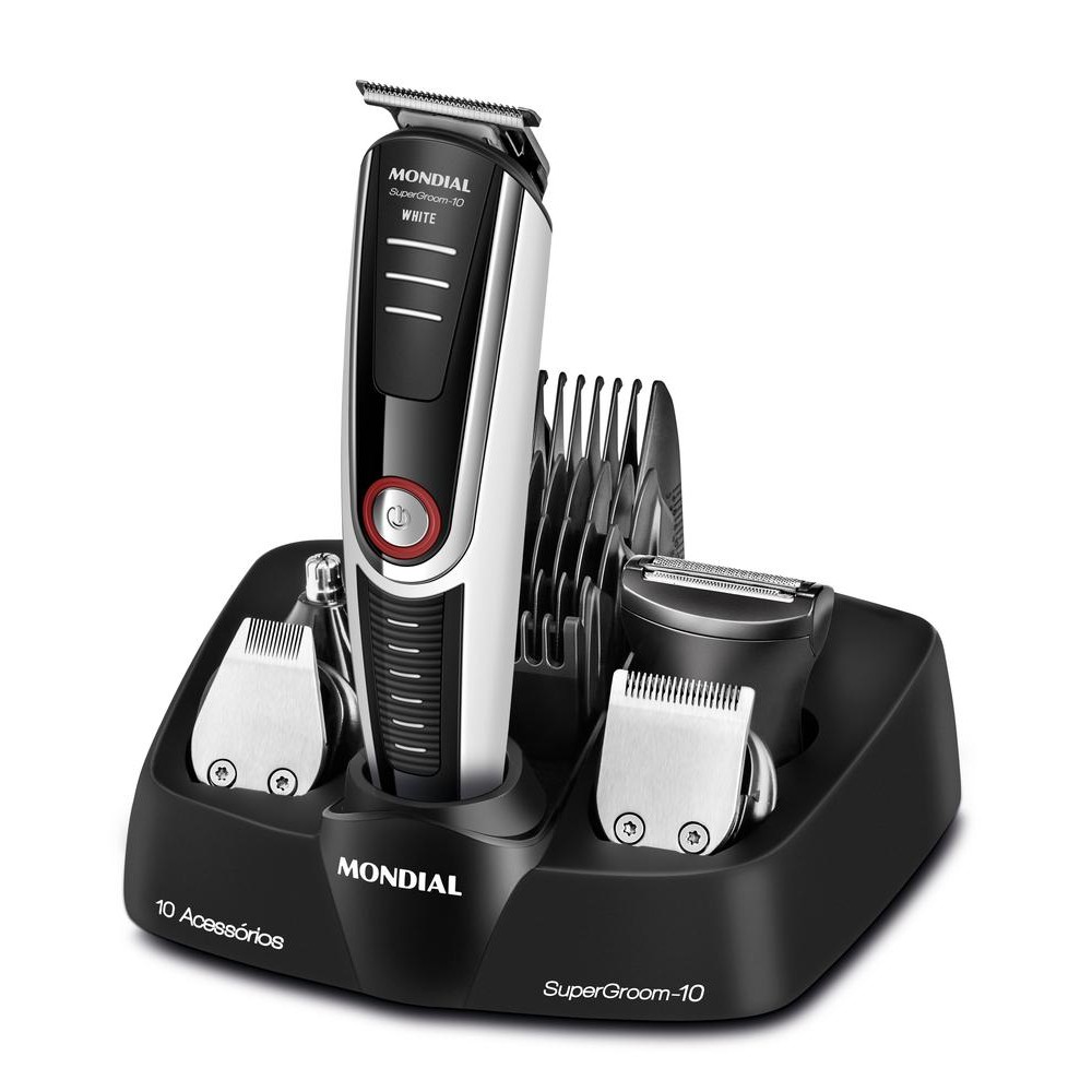 Aparador de Pelos BodyGroom 8 em 1 Mondial Painel Digital Bivolt – BG-08