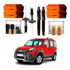 Kit Amortecedor Dianteiro Traseiro Doblo Adv 1.8 2011 A 2019