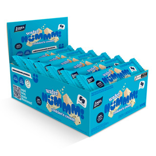 Wafer Hummm! Sabor Cookies'N Cream Caixa com 12 unidades de 25g em Oferta na Shopee