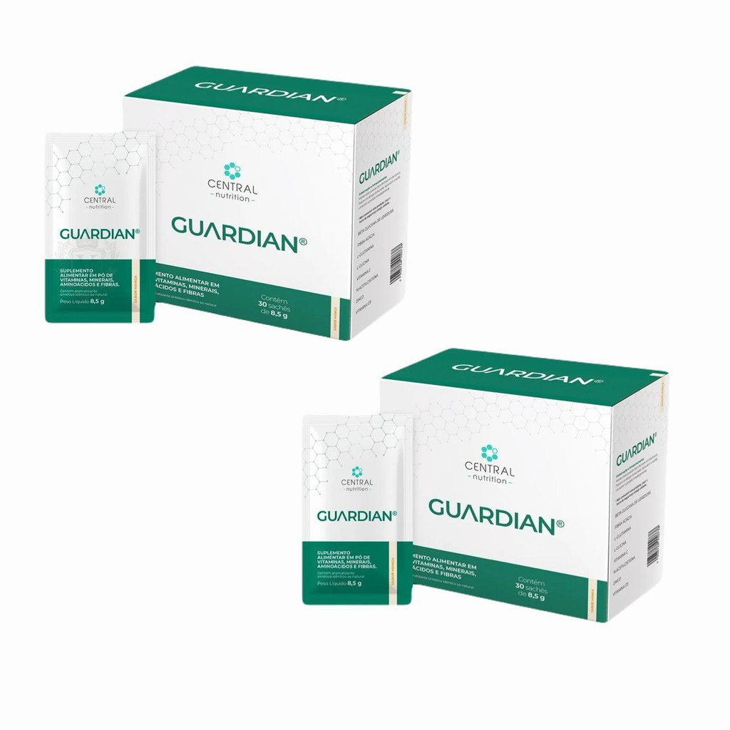 2x Guardian 8,5g - 30 Sachês - Central Nutrition - Manga