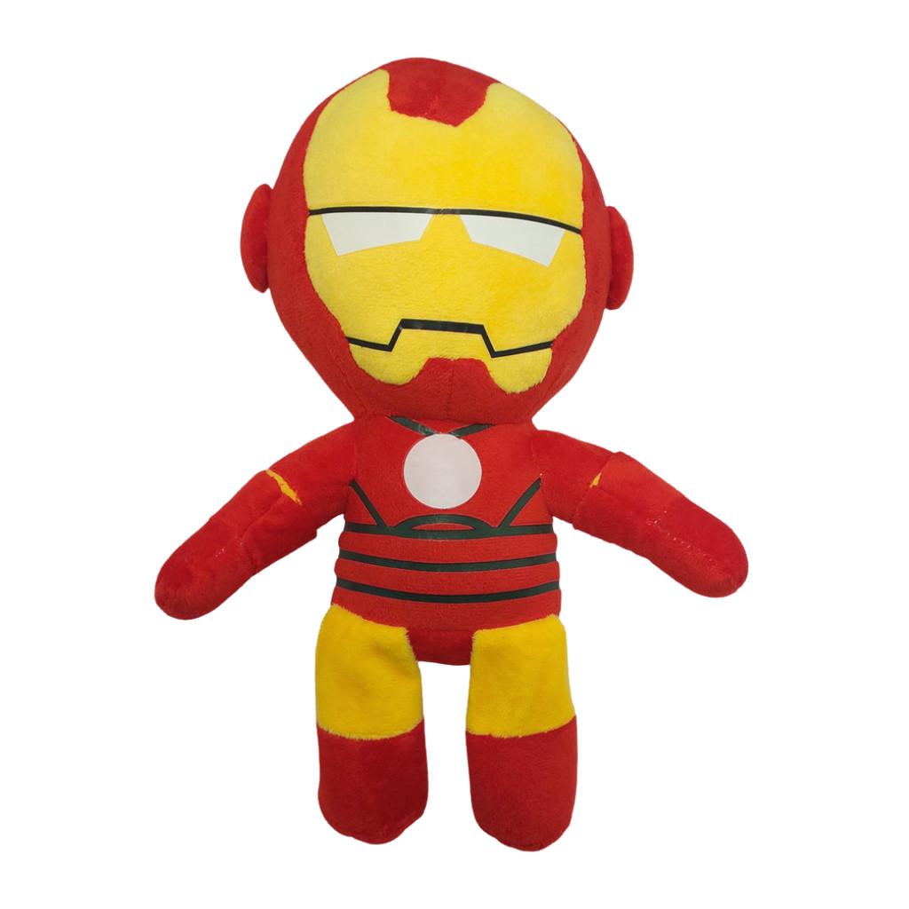 Pelúcia Homem de Ferro 27cm – Boneco Fofo de Super-Herói, Brinquedo Infantil
